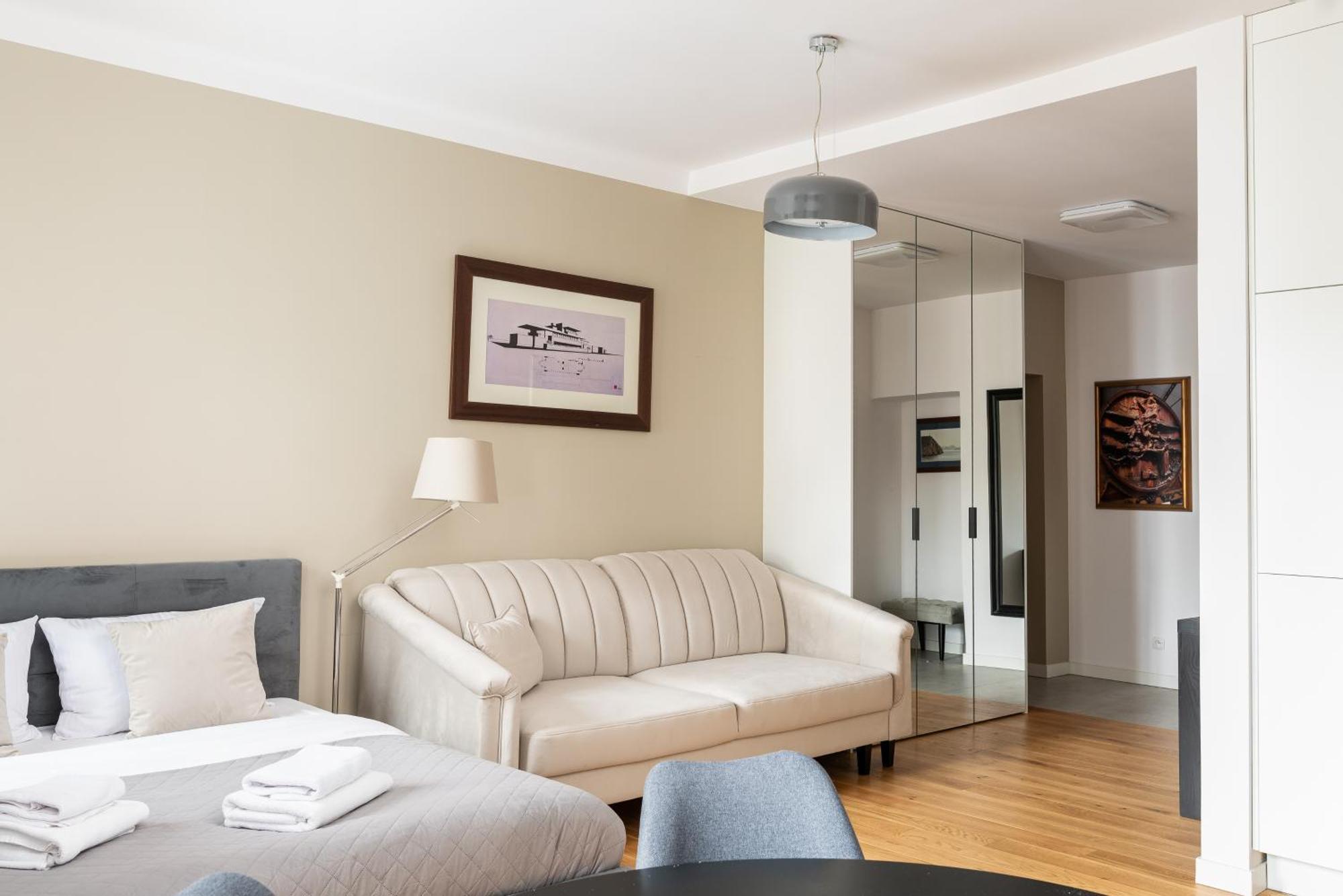 Piekna Grey Studio Varşova Dış mekan fotoğraf