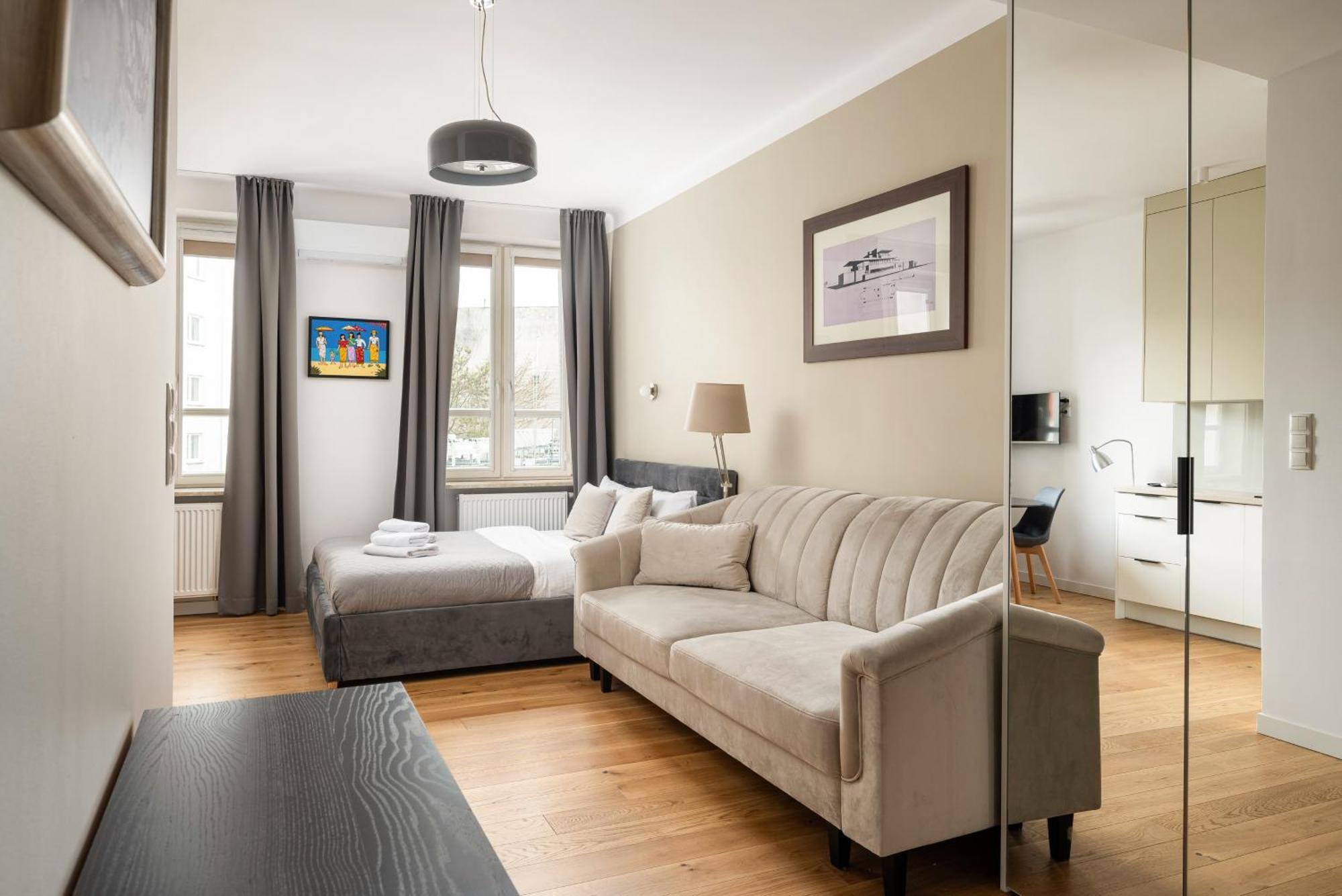 Piekna Grey Studio Varşova Dış mekan fotoğraf